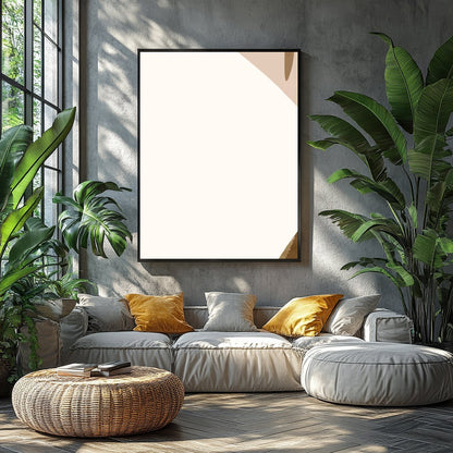 Explore the delicate balance of nature and abstraction with this captivating piece. Organic leaf for Balcony