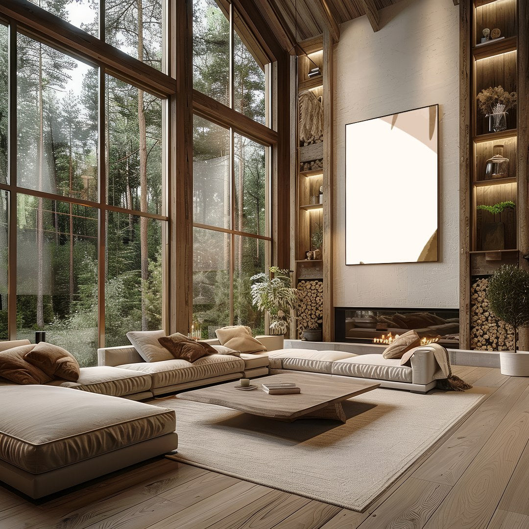 Explore the delicate balance of nature and abstraction with this captivating piece. Organic leaf for Living Room