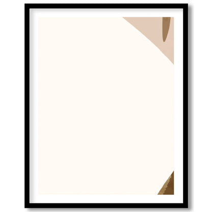 Explore the delicate balance of nature and abstraction with this captivating piece. Organic leaf for living-space