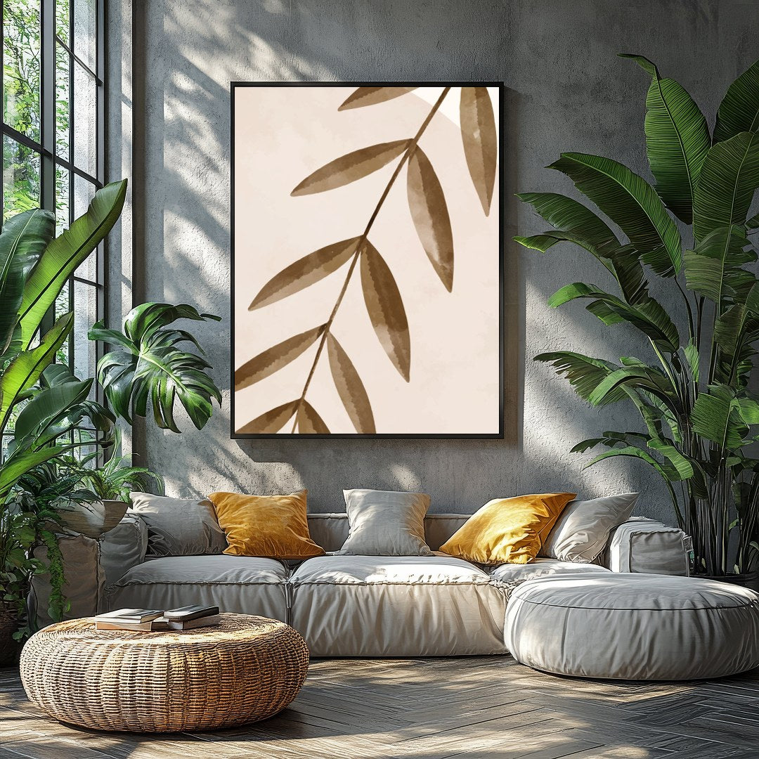Elevate your space with this contemporary abstract art piece featuring soothing organic shapes and for Balcony