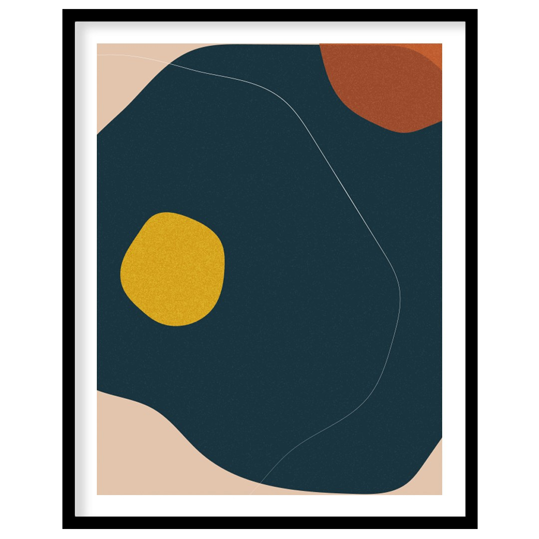 This captivating abstract piece features a harmonious blend of earthy tones and organic shapes. The for dwelling
