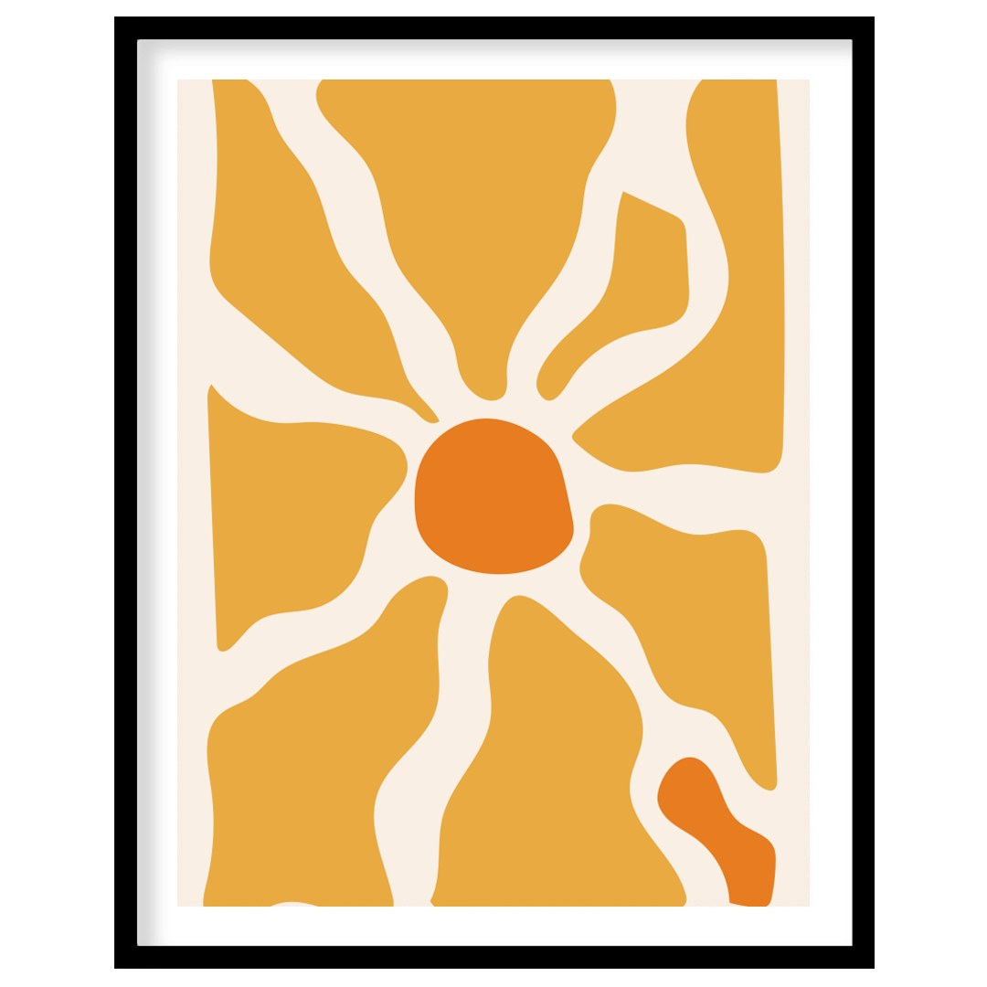 Illuminate your space with this vibrant abstract piece that captures the essence of a sunrise. Its for kitchen