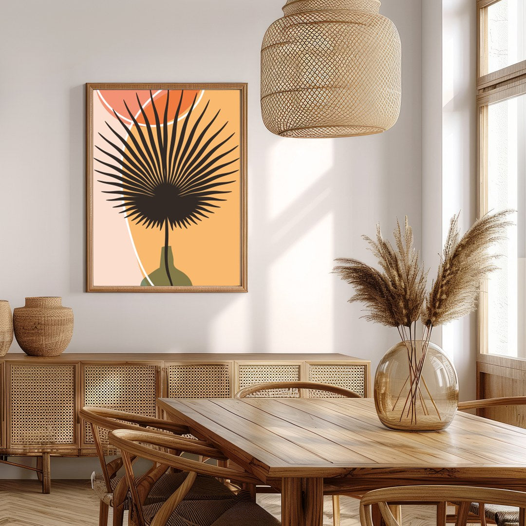 Embrace the tranquil allure of abstract minimalism with this captivating canvas. Featuring a for Extra Kitchen
