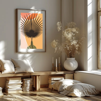 Embrace the tranquil allure of abstract minimalism with this captivating canvas. Featuring a for room