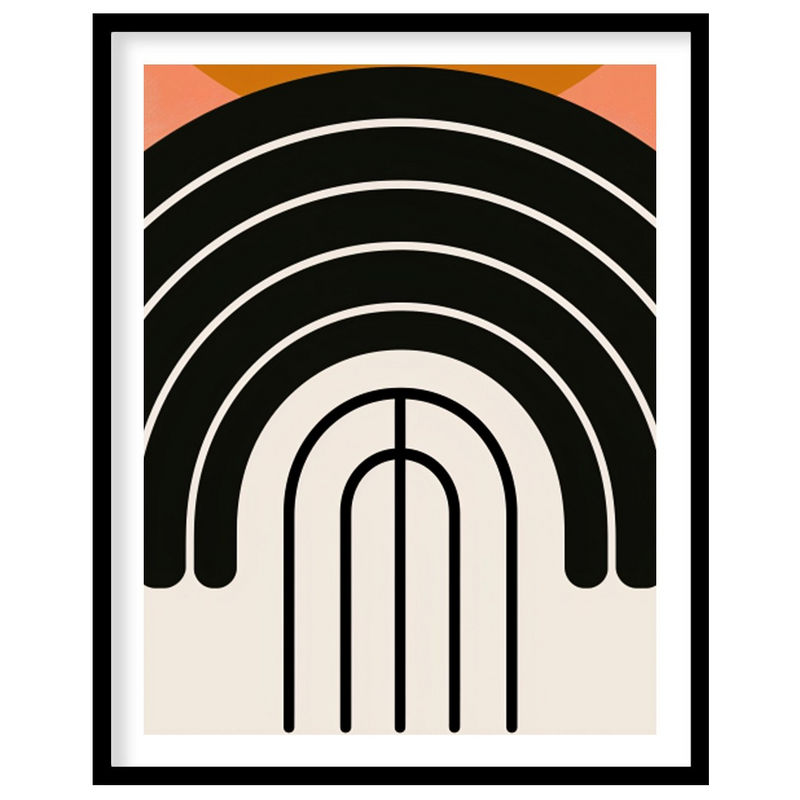 Abstract Sunset Harmony