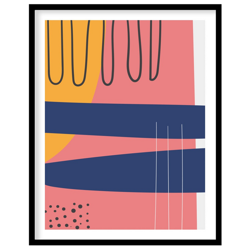 Abstract Symphony in Pink