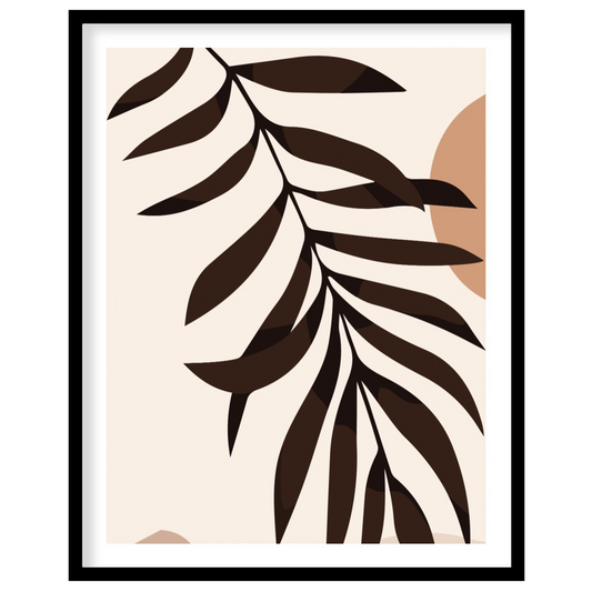 Elevate your space with this minimalist abstract piece featuring earthy tones and organic shapes. for room
