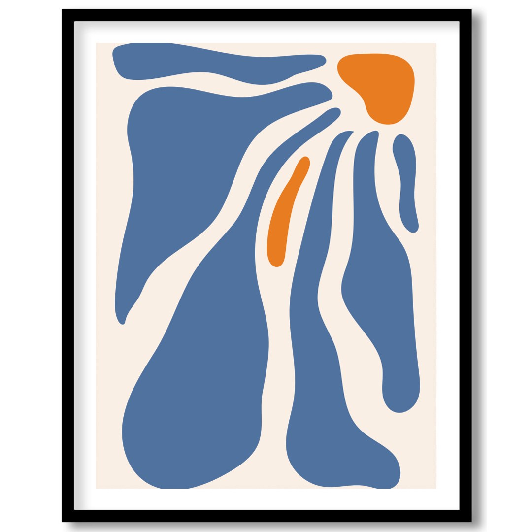 Immerse yourself in the calming flow of 'Abstract Waves of Serenity.' This captivating piece for sanctuary