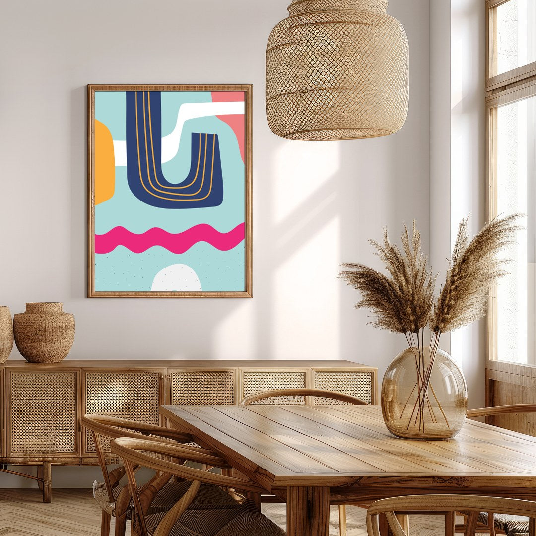Dive into a vibrant world with the Abstract Waves Symphony. This piece effortlessly combines bold for Extra Kitchen