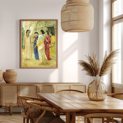 This exquisite piece captures the essence of historical gatherings with its intricate depiction of for Extra Kitchen