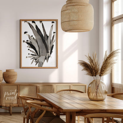 """Ascending Chorus"" presents a dynamic composition of stylized figures rendered in grayscale tone… for dining room