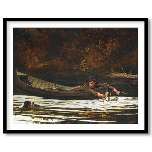 Immerse yourself in the serene beauty of 'Autumn River Quest,' a captivating piece that depicts a for hallway