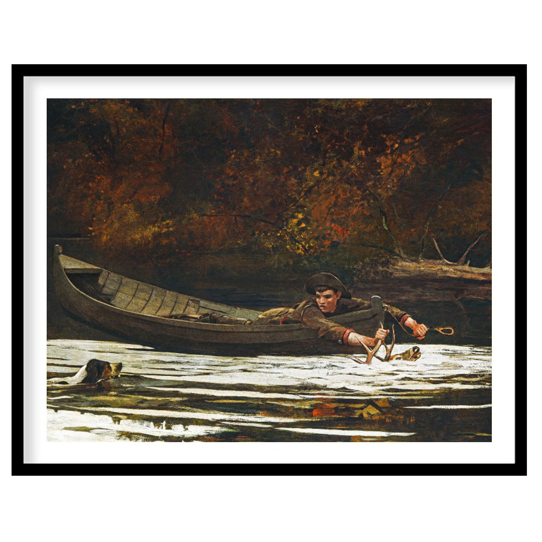 Immerse yourself in the serene beauty of 'Autumn River Quest,' a captivating piece that depicts a for hallway
