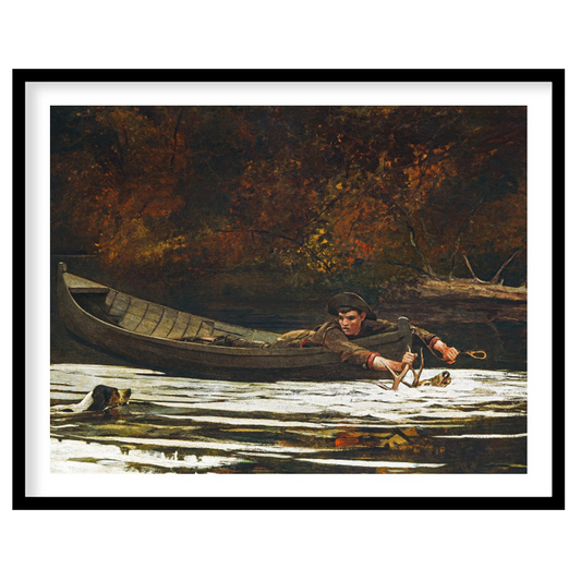 Immerse yourself in the serene beauty of 'Autumn River Quest,' a captivating piece that depicts a for hallway