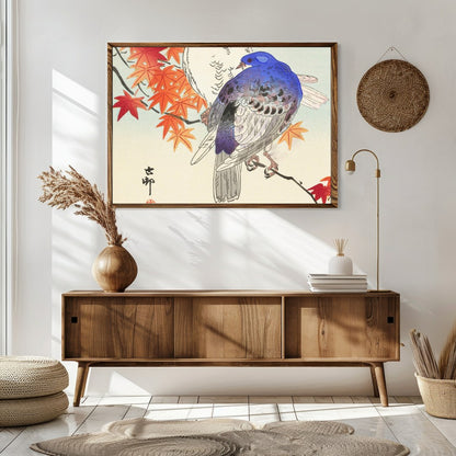 Capture the elegance of nature with this exquisite wall art that features two songbirds perched for Sitting Area