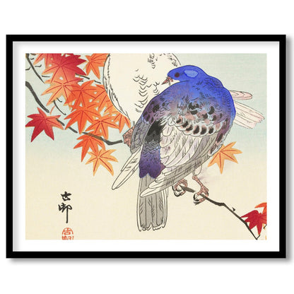 Capture the elegance of nature with this exquisite wall art that features two songbirds perched for sweet-home