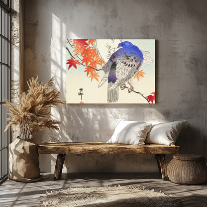 Capture the elegance of nature with this exquisite wall art that features two songbirds perched for Veranda