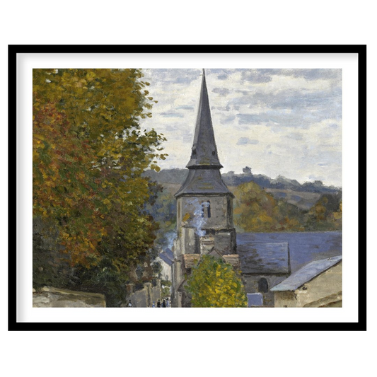 Immerse yourself in the serene beauty of this countryside village scene, where the golden hues of for lovely-house