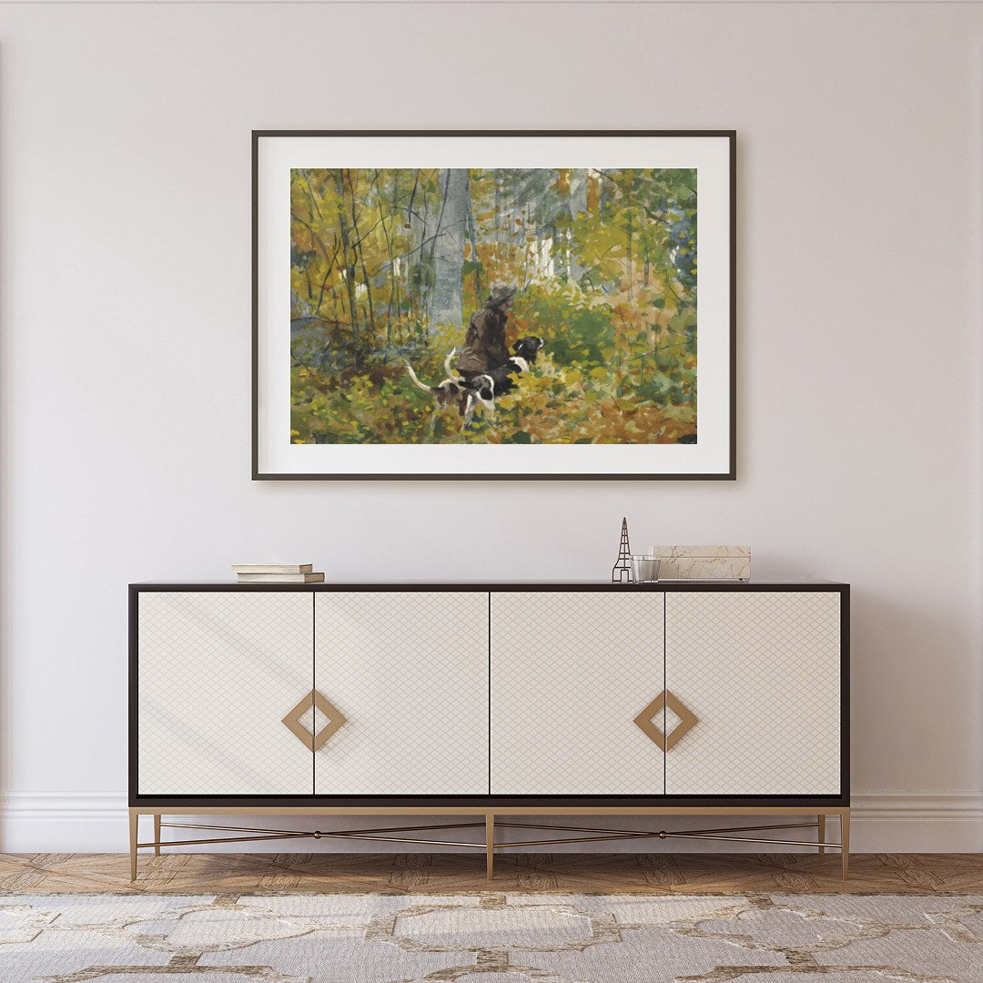 Immerse yourself in the serene beauty of nature with this exquisite wall art. Featuring a tranquil for Foyer