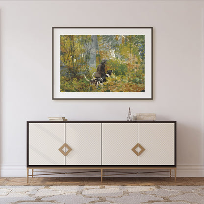Immerse yourself in the serene beauty of nature with this exquisite wall art. Featuring a tranquil for Foyer