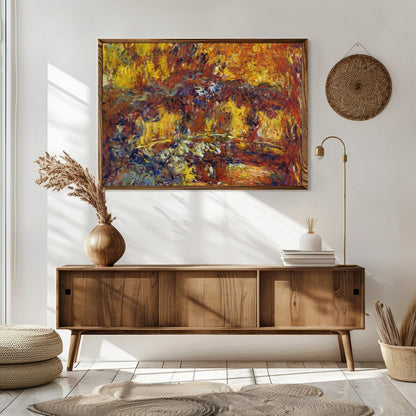 Experience the warmth of autumn with this captivating abstract piece. A vibrant blend of oranges, for Sitting Area