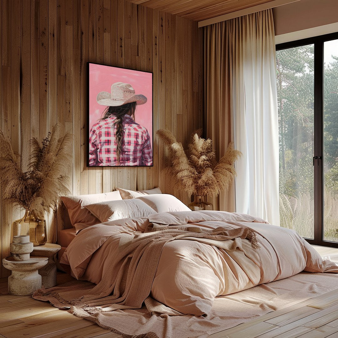 Immerse yourself in the rustic charm and rebellious spirit of the Wild West with this captivating for Bedroom