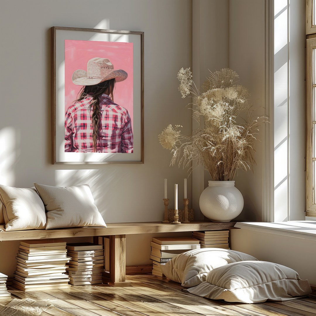 Immerse yourself in the rustic charm and rebellious spirit of the Wild West with this captivating for office