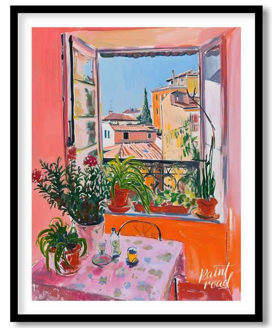 Balcony Bliss Painting available online at Paint Road for only Balcony Bliss showing Balcony Charm and Colors