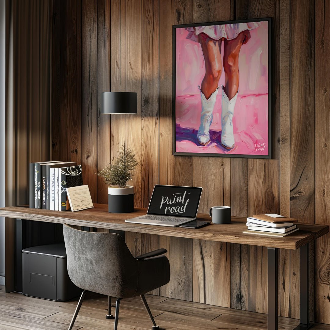 Barbie Boots is a bold, playful celebration of feminine energy and modern western style. This expre… for office