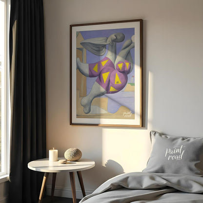This iconic art print features Pablo Picasso’s “Bather with Beach Ball”, a captivating work from hi… for bedroom