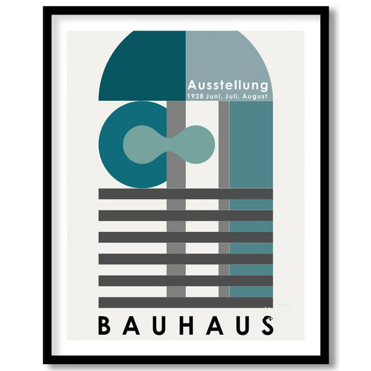 This Bauhaus exhibition poster from June, July, August 1928, presents a sophisticated composition o… for lovely house