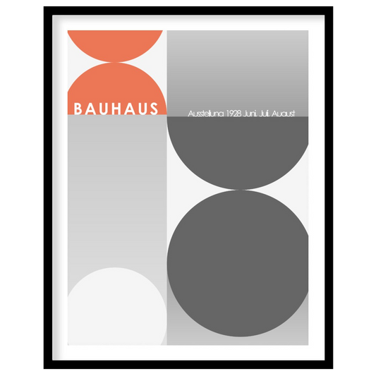 This poster, evocative of a Bauhaus exhibition in 1928, showcases a dynamic interplay of large circ… for lovely house