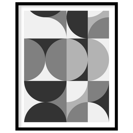 This compelling Bauhaus poster from 1928 presents a harmonious arrangement of circular and semi-cir… for area