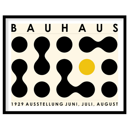 This distinctive Bauhaus-inspired poster features a minimalist yet captivating grid composition of … for home