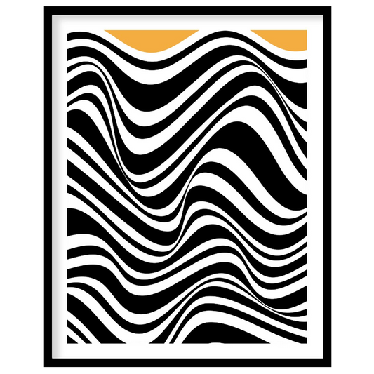 This striking Bauhaus-inspired art print features a bold and captivating design that plays with opt… for home