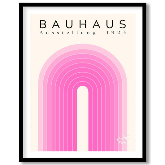 This image is a contemporary graphic design, clearly inspired by the iconic Bauhaus movement. At th… for house