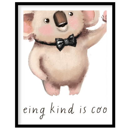 This heartwarming and adorable illustration features a fluffy koala, distinguished by its soft, lig… for sweet home