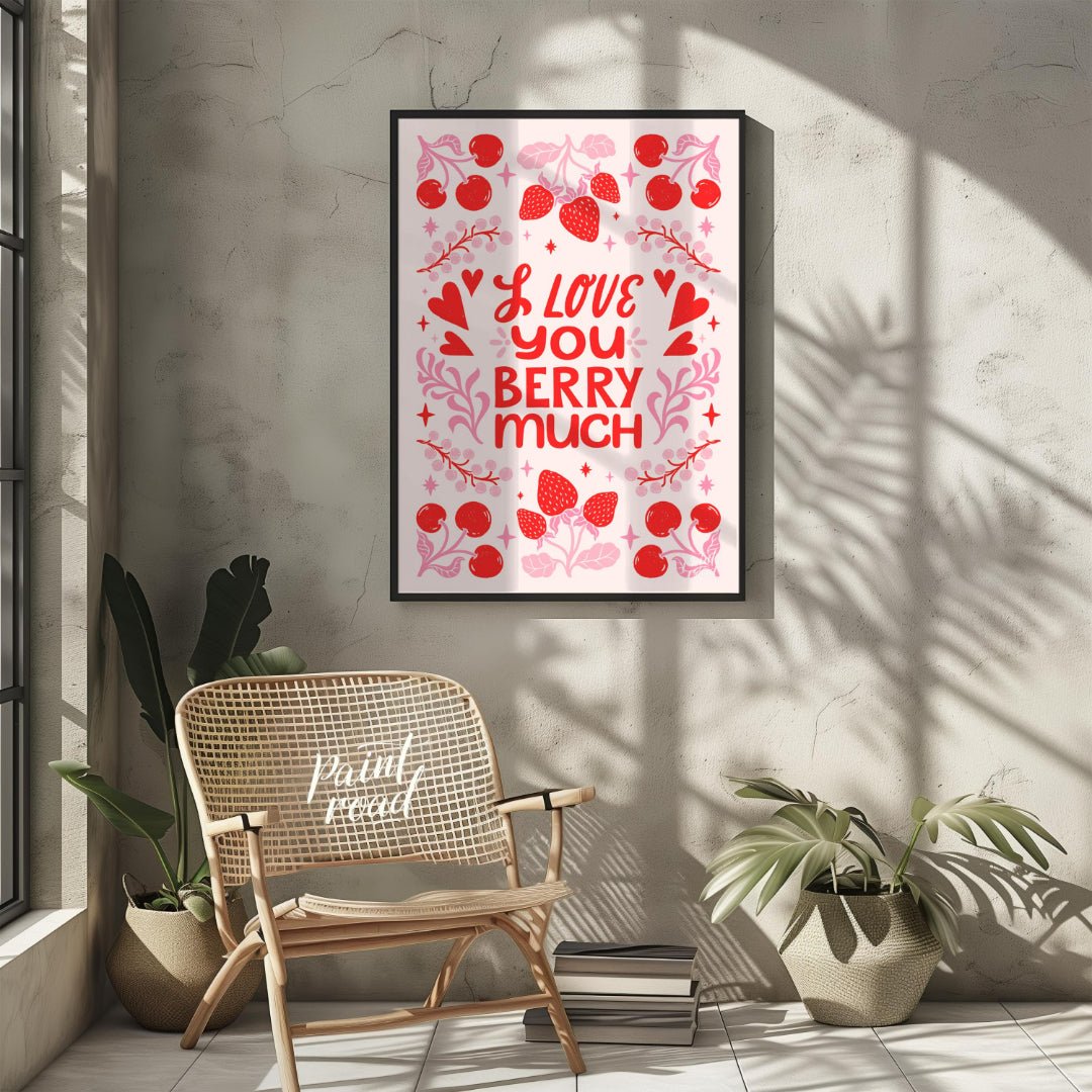 Berry Much Love Painting available online at Paintroad showing affection anniversary and art