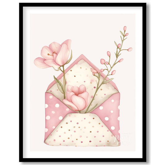 “Blooming Letters” delicately blends the charm of handwritten sentiments with the timeless beauty o… for abode
