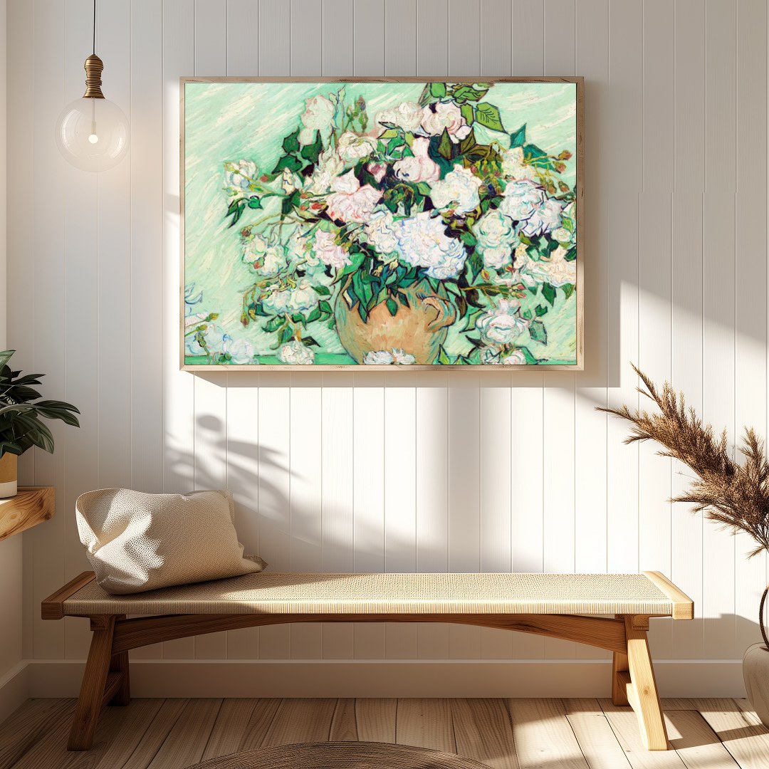 Experience the timeless beauty of this exquisite floral arrangement. Rich in texture and depth, for Hallway