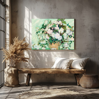 Experience the timeless beauty of this exquisite floral arrangement. Rich in texture and depth, for Veranda