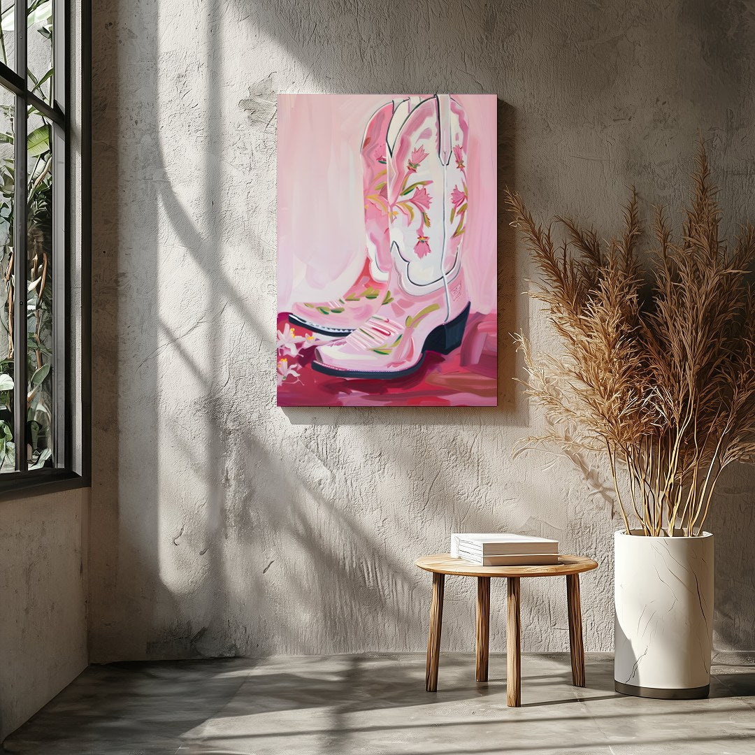 This vibrant artwork captures the spirit of the West with a modern twist, featuring elegantly for Entrance