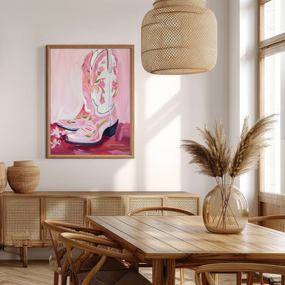 This vibrant artwork captures the spirit of the West with a modern twist, featuring elegantly for Extra Kitchen