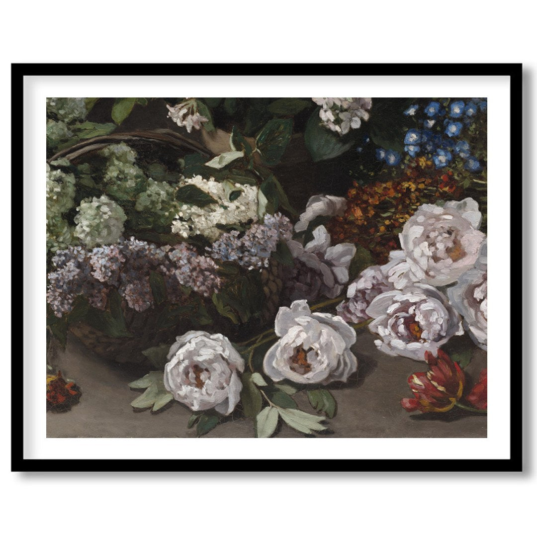 Immerse yourself in the timeless beauty of classic floral arrangements captured in this exquisite for decor