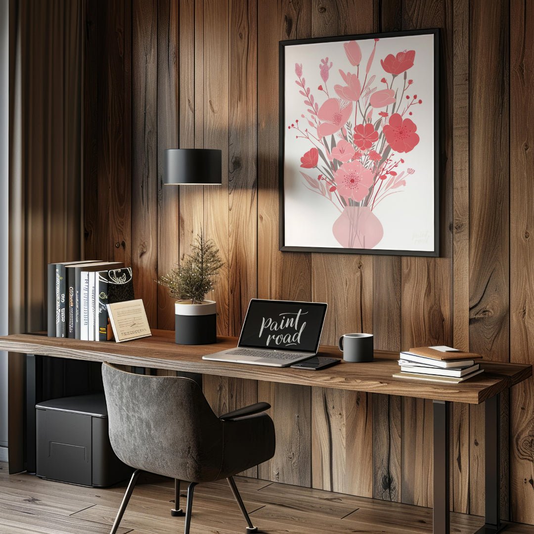 Blush Bloom Bouquet Painting at Blush Bloom Bouquet buy online at Paint Road featuring arrangement art and bloom.