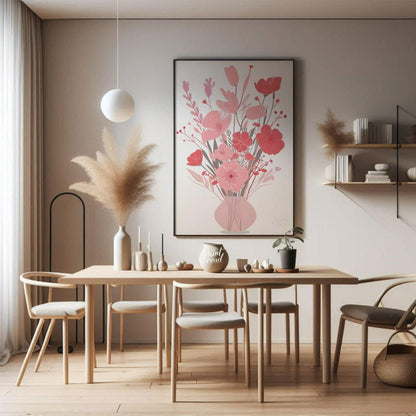 Blush Bloom Bouquet Painting at Blush Bloom Bouquet buy online at Paint Road featuring arrangement art and bloom.