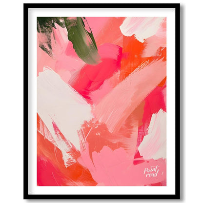 Blush Rush is a bold, energetic abstract that explodes with passion, playfulness, and movement. Swe… for lovely house
