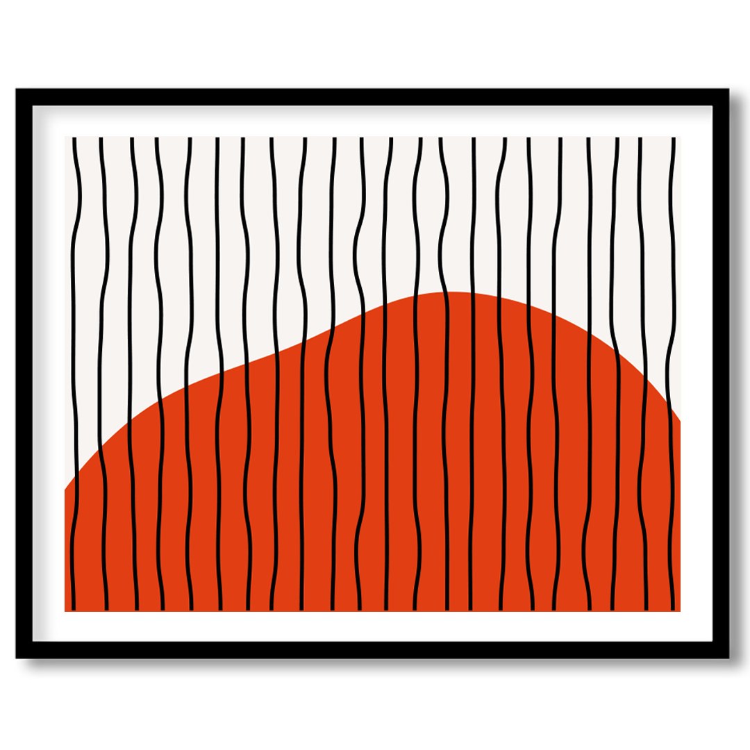 Explore the simplicity and elegance of modern minimalism with this striking artwork featuring a for abode