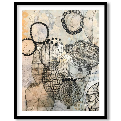 """Botanical Beads,"" inspired by the intricate style of Eva Isaksen, presents a captivating blend … for home