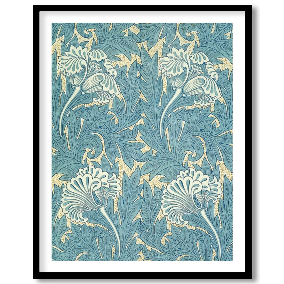 Elevate your space with the timeless elegance of Botanical Blue Flourish. This exquisite wall art for abode